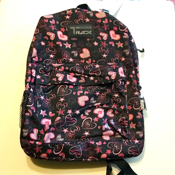 Pink hearts heave duty Backpack - Picture 1 of 3